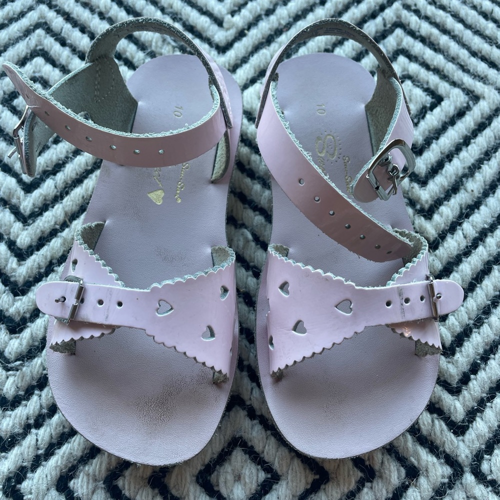 Pink girls Sun San saltwater sandals